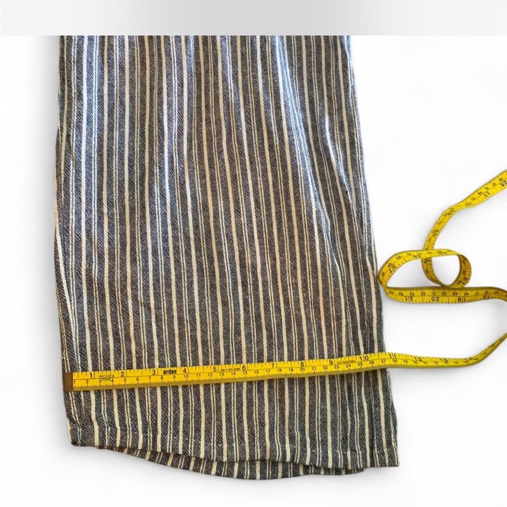 Coastal Grandma Cottage Nautical Striped Drawstring wide legged pants size XL - Picture 8 of 9